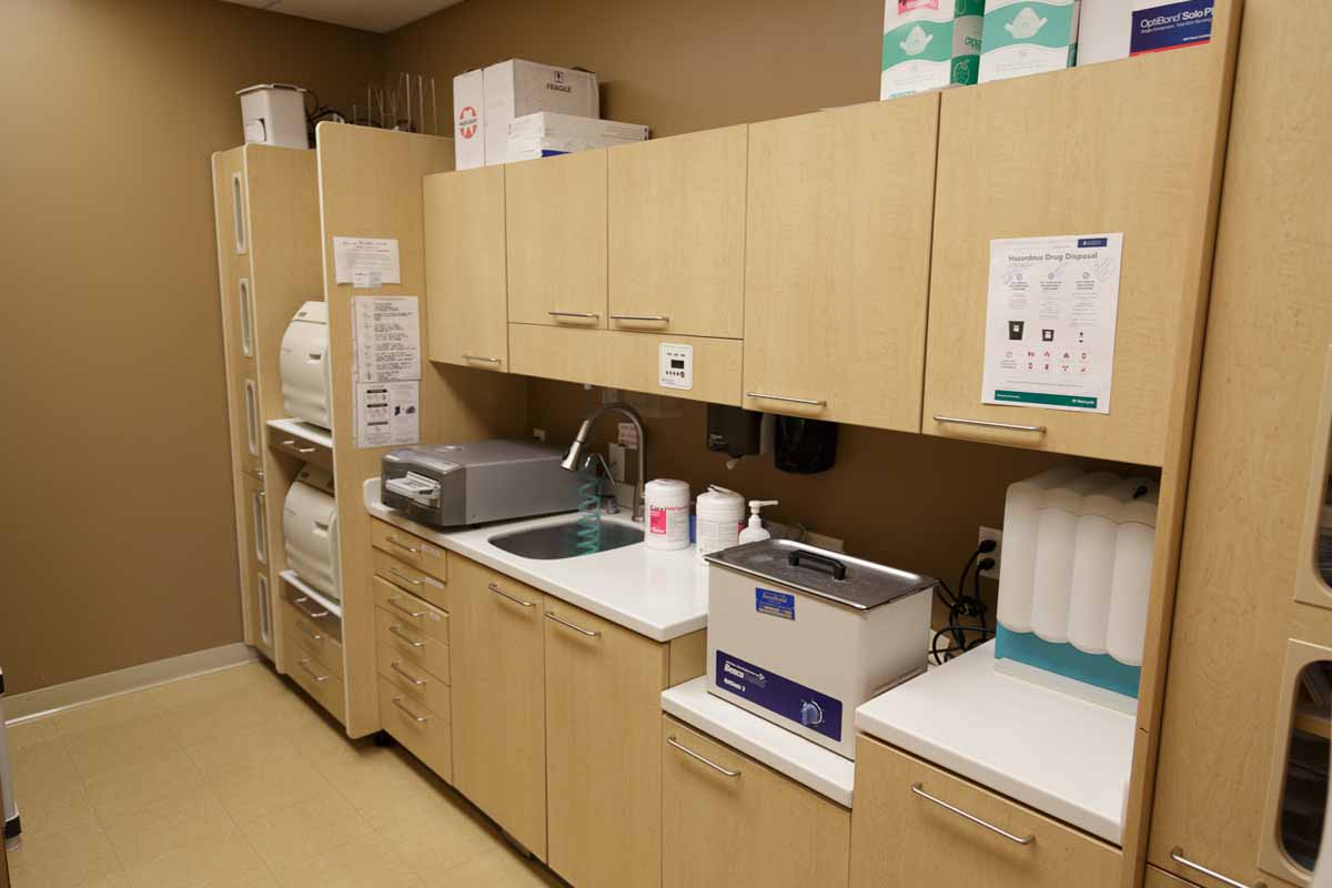 Dental sterilization room